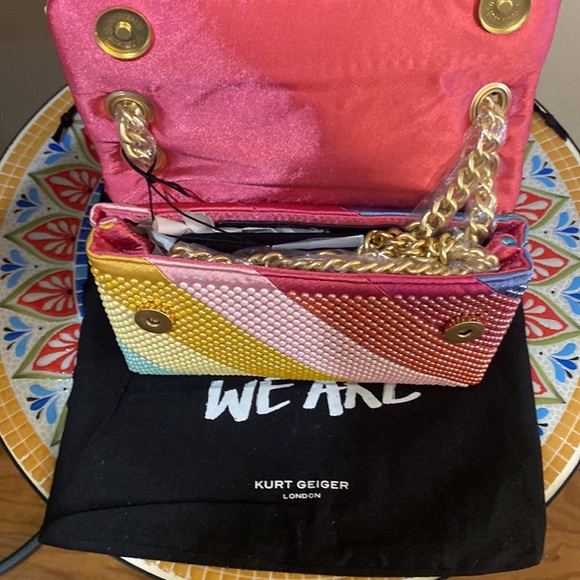 Kurt Geiger Mini Kensington Beaded Convertible Shoulder Bag - Picture 13 of 16